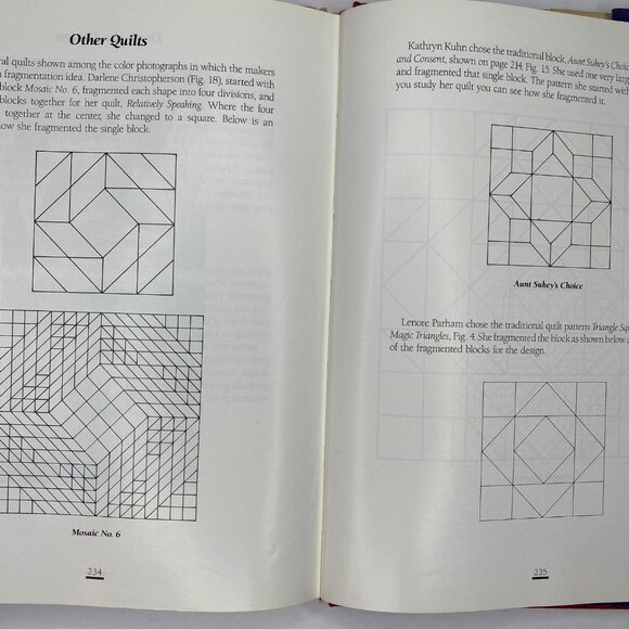 Vintage 1989 Patchwork Portfolio Jinny Beyer Quilt Book Signed Copy Hilton Head - Picture 14 of 15